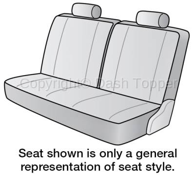 Seat Decor - 1st Row - 1970 CHEVROLET IMPALA SEAT COVER FRONT BENCH