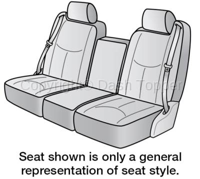 2006 GMC SIERRA 1500 HD SEAT COVER FRONT BENCH