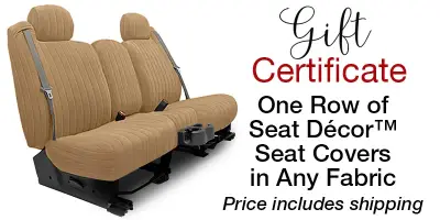 Gift Certificates - Custom Fit Seat Cover Gift Certificates